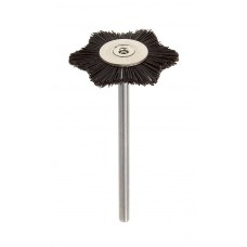 Hatho Astro (Rounded Star Shaped) Handpiece Brush - Black Horse Hair Extra Hard - 22mm Dia (ASTRO-9-114) - 12 Pack
